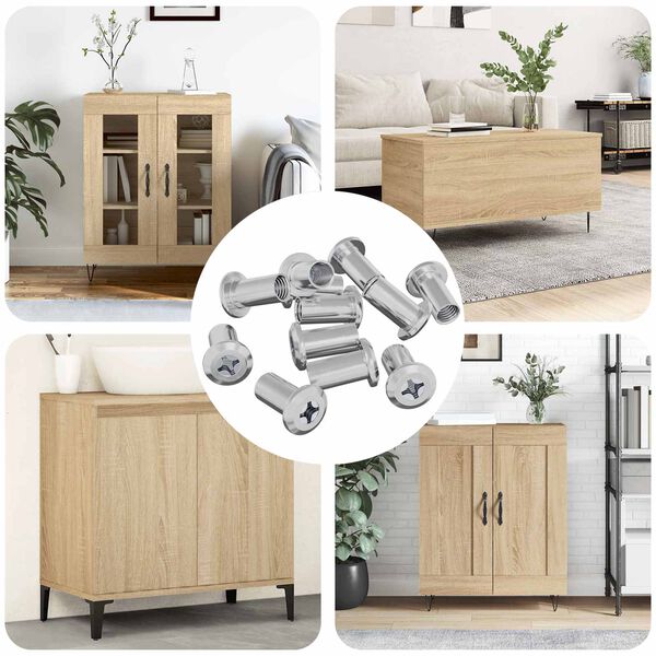 vidaXL L&aacute;sahnutur 2857 pcs Nikkel St&aacute;l