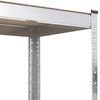 vidaXL Geymsluhillur 2 stk Silfur 75x30x172 cm St&aacute;l og MDF