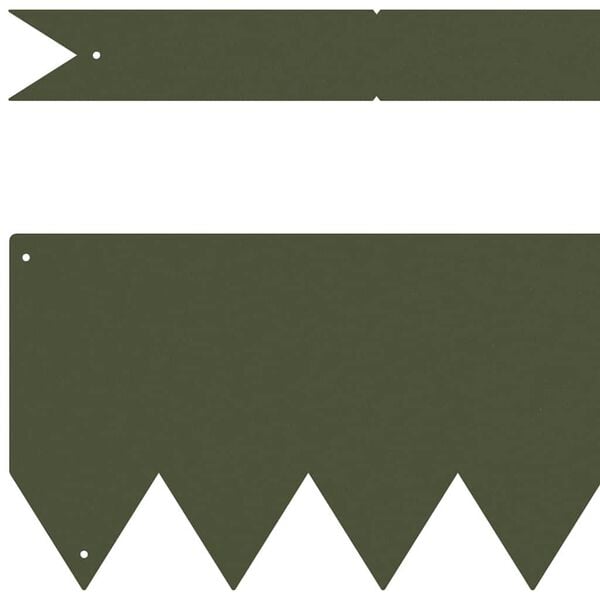 vidaXL Gar&eth;ja&eth;ar 30 pcs Ol&iacute;fugr&aelig;nn 100 x 0.05 x 20 cm