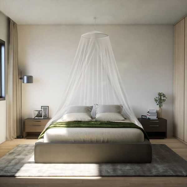 vidaXL Mosk&iacute;t&oacute;net fyrir R&uacute;m 220 M&ouml;skvar Hv&iacute;tt 300x230 cm