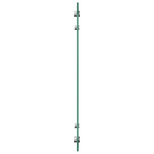 vidaXL Eldhús Backsplash Ljósgrátt 70 x 50 x 0,6 cm hertuð gler