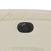 vidaXL Electric Recliner Chair Cream gervi le&eth;ur