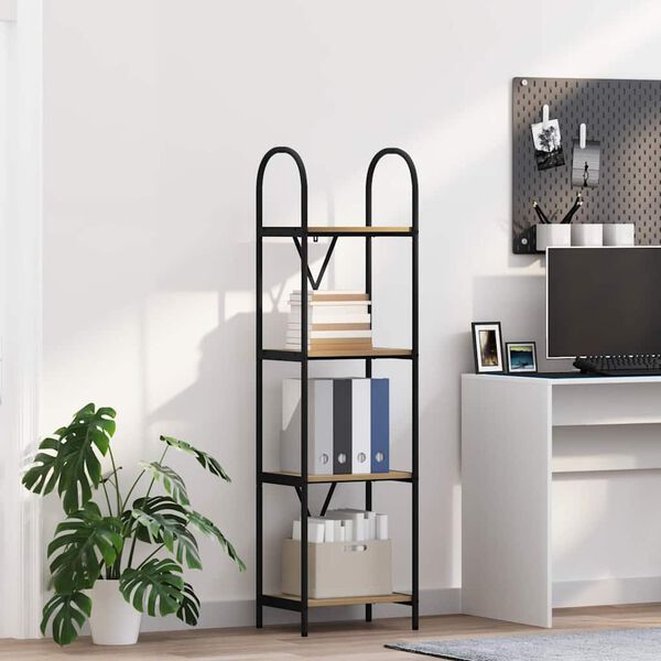 vidaXL Hilla Artisan Eik 40 x 30 x 146 cm Samsettur vi&eth;ur