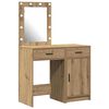 vidaXL F&ouml;tubor&eth; me&eth; hur&eth; 2 pcs Br&uacute;nn 50 x 41 x 135 cm Samsettur vi&eth;ur