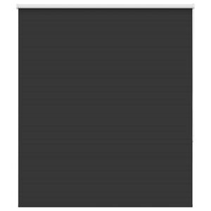 vidaXL R&uacute;llugard&iacute;nur Myrkvun Svartur 120x130 cm Efni Breidd 116,6 cm