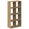 vidaXL B&oacute;kahilla Skilr&uacute;m Listamannseik 69,5x29x137,5cm Samsettur Vi&eth;ur