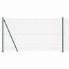 vidaXL Gir&eth;ingarp&oacute;stur Gr&aelig;nn 25 x 1,2 m (60 x 60 mm net) St&aacute;l og PVC