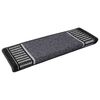 vidaXL Sj&aacute;lfklemmdu stiga mottur 15 pcs Antras&iacute;t 65 x 21 x 4 cm