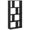 vidaXL B&oacute;kask&aacute;pur Svartur Eik 60 x 20 x 102,5 cm Samsettur vi&eth;ur