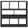 vidaXL B&oacute;kahilla Svart 100x33x94,5 cm Samsettur Vi&eth;ur