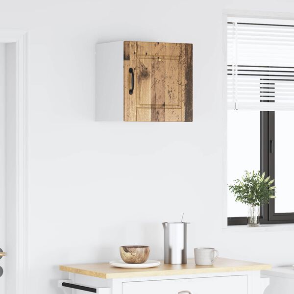 vidaXL Eldh&uacute;s sk&aacute;pur Gamalt timbur 40 x 31 x 40 cm Samsettur vi&eth;ur