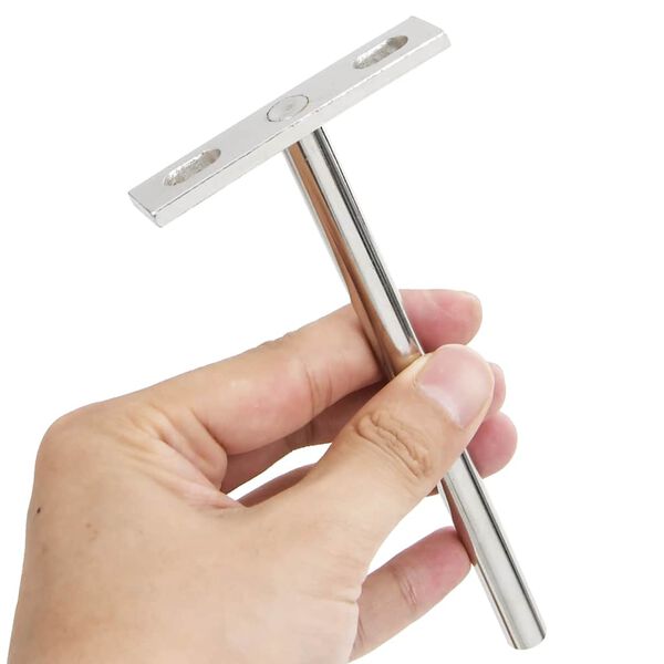 vidaXL flj&oacute;tandi hillufestingar 12 stk &oacute;s&yacute;nilegt &Oslash;10x150 mm