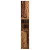 vidaXL ba&eth;herbergissk&aacute;pur Old Wood 32x34x188,5 cm Engineered Wood