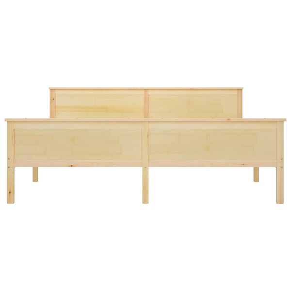 vidaXL R&uacute;mgrind &aacute;n D&yacute;nu 180x200 cm Gegnheil Fura