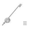 vidaXL Lokalstu&eth;ningshengill 12 pcs Silfur 194 x 36 x 18 mm J&aacute;rn