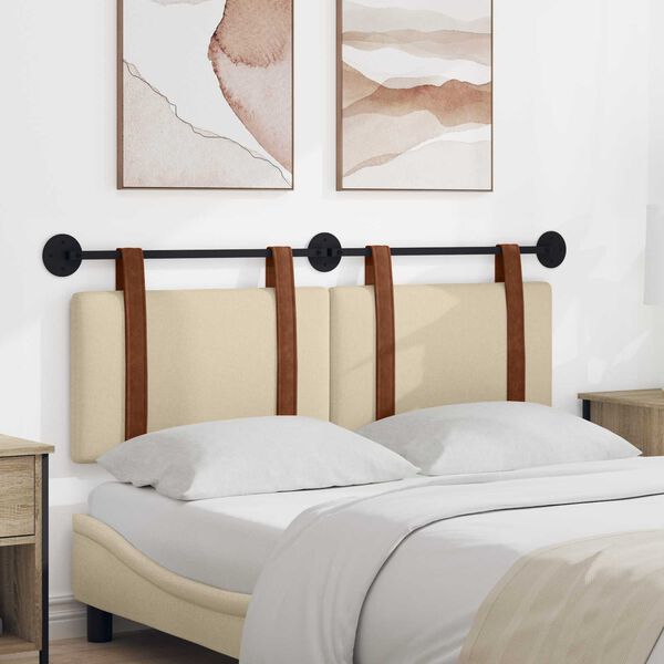 vidaXL Hengisk&aacute;li Vegghengt Einlita Rj&oacute;malitur 130 x 55 x 5 cm Forn PU