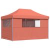 vidaXL Veislutjald terracotta 279 x 410 x 315 cm Oxford efni