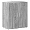 vidaXL Sk&oacute;sk&aacute;pur Gr&aacute;r Sonoma Eik 60x35x70 cm Samsettur Vi&eth;ur