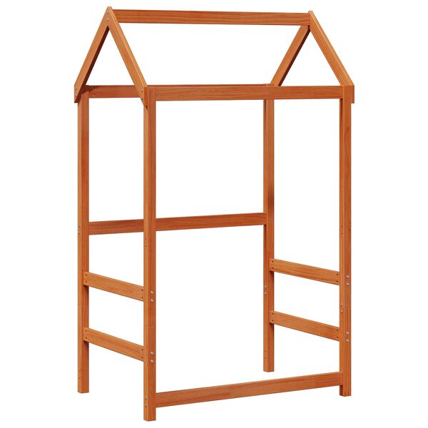 vidaXL Dagar&uacute;m Set 2 pcs Vaxbr&uacute;nn Solid furuhikk