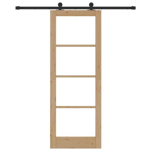 vidaXL Rennidyr ORKDAL N&aacute;tt&uacute;rulegur og svartur 78 x 211 cm