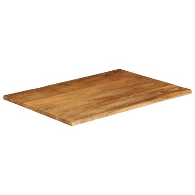 vidaXL Borðplata með Náttúrulegum Brúnum 90x80x2,5 cm Mangóviður