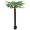 vidaXL Gervi Phoenix P&aacute;lmi me&eth; Bl&oacute;mapotti 215 cm Gr&aelig;nt