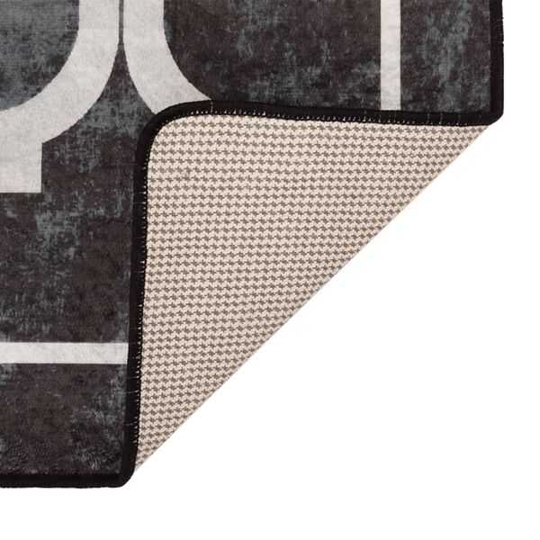 vidaXL Motta &THORN;vottheld 80x150 cm Svartur og Hv&iacute;tur