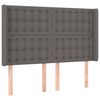 vidaXL H&ouml;f&eth;agafl me&eth; Eyrum 147x16x118/128 cm Gr&aacute;tt Gervile&eth;ur