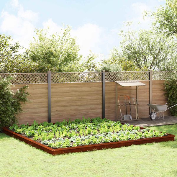 vidaXL Sniglagir&eth;ingar 20 pcs Rusty Ve&eth;ra&eth; st&aacute;l