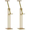 vidaXL S&yacute;ningarskj&aacute;r 2 pcs gold 26,5 x 26,5 x 150 cm St&aacute;l