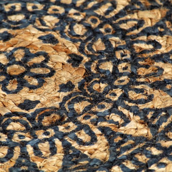 vidaXL Diskamottur 4 stk D&ouml;kkbl&aacute;ar 38 cm Hringlaga J&uacute;ta