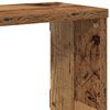 vidaXL Wall Cube Hillur 4 stk Old Wood 60x15x23 cm verkfr&aelig;&eth;ingur
