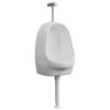 143986 vidaXL Wall Hung Urinal with Flush Valve Ceramic White