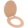 vidaXL WC Salernisseta me&eth; Loki MDF Bambus