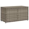 vidaXL Geymslusk&aacute;pur &iacute; Gar&eth; Gr&aacute;r 110x55x60,5 cm P&oacute;l&yacute;rattan