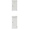 vidaXL Baðherbergismublasett VIGO 2 pcs antique white 37 x 34 x 80 cm