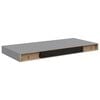 vidaXL Vegghengdar Hillur 2 stk. Gr&aacute;ar 50x23x3,8 cm MDF