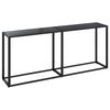 vidaXL Veggbor&eth; Svart 180x35x75,5 cm Hert Gler