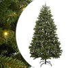 vidaXL Gervi j&oacute;latr&eacute; me&eth; 300 LED Gr&aelig;nn 300 cm PVC og m&aacute;lmur