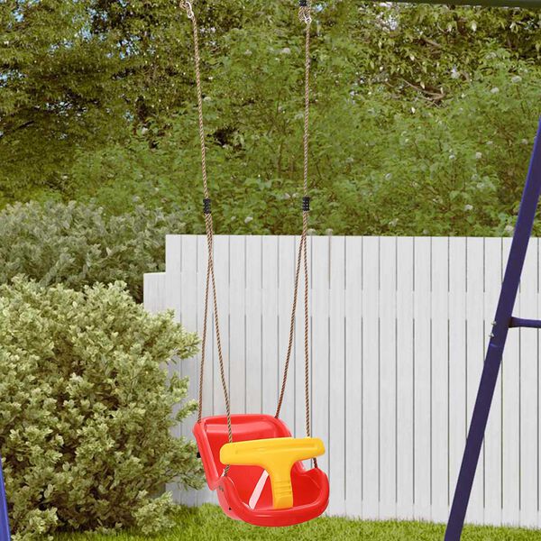 vidaXL Barnaróla Rauður 36 x 43 x 42 cm Plast