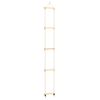 vidaXL Ka&eth;alstigi fyrir B&ouml;rn Gegnheill Vi&eth;ur og PE 30x168 cm