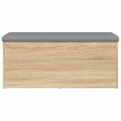 vidaXL Geymslubekkur Sonoma Eikarlitur 102x42x45 cm Samsettur Viður