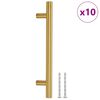 vidaXL Sk&aacute;pur Handf&ouml;ng 10 stk Gulllitu&eth; 128 mm Ry&eth;fr&iacute;tt St&aacute;l