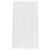 vidaXL Garnogard&iacute;na me&eth; gluggatj&ouml;ldum Hv&iacute;tt 245 x 200 cm P&oacute;l&yacute;ester