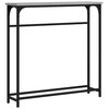 vidaXL Veggbor&eth; Gr&aacute;tt Sonoma 75x19,5x75 cm Samsettur Vi&eth;ur