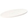 vidaXL Bor&eth;plata Hv&iacute;t 70x35x2,5 cm Gegnheil Fura Spor&ouml;skjulaga