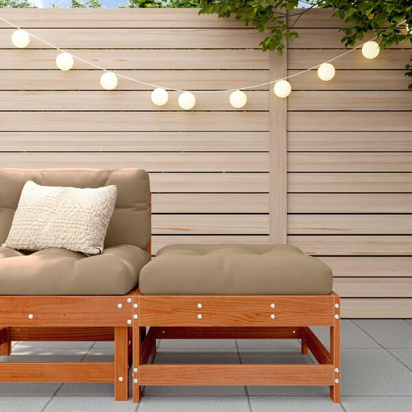 vidaXL Gar&eth;f&aelig;tur Mass&iacute;ft furuvi&eth; VaxBr&uacute;nn