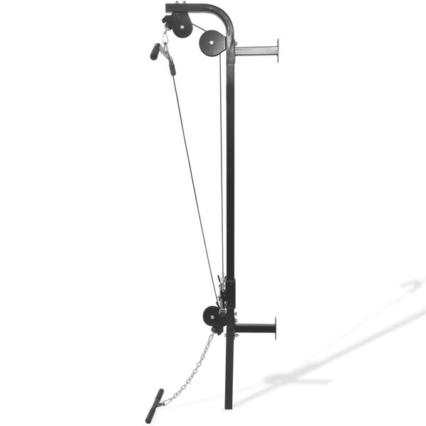 vidaXL Veggfestur Heimaleikfimi me&eth; 2 Hj&oacute;lum