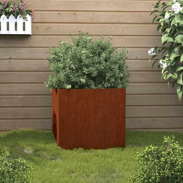 vidaXL Gr&oacute;&eth;urker 32x30x29 cm Corten St&aacute;l