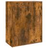 vidaXL Skenkur Reyklitu&eth; Eik 60x30x75 cm Samsettur Vi&eth;ur